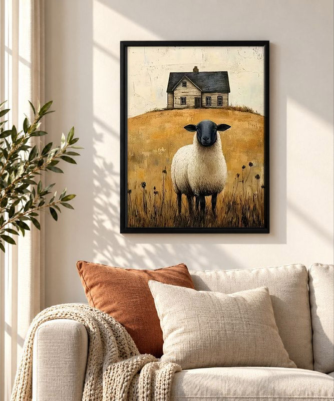Wall Art Poster Sheep