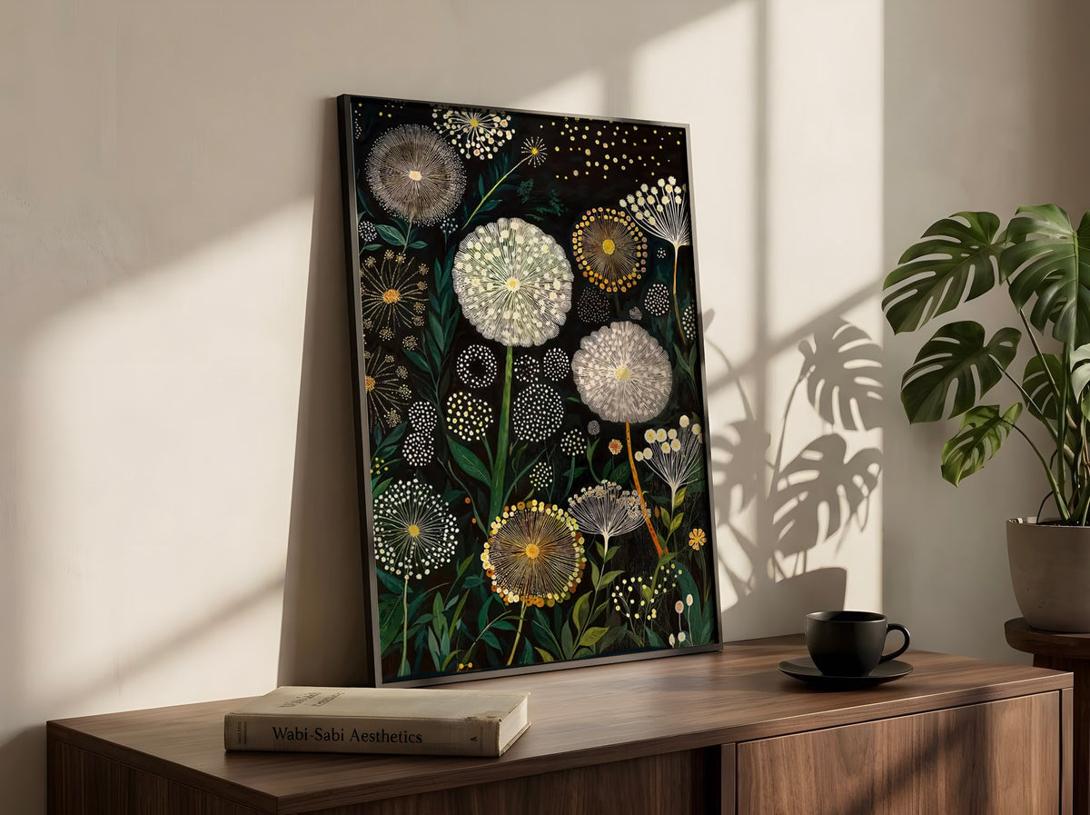 Botanical Flower Poster
