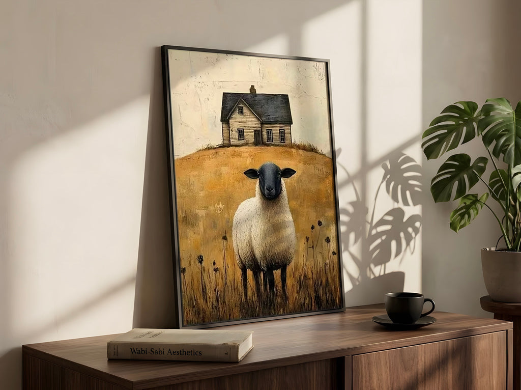 Wall Art Poster Sheep