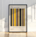 Modernist Geometric Poster, Minimalist Abstract Stripe Wall Art, Mid Century Modern Art