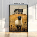 Wall Art Poster Sheep