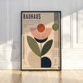 Bauhaus Botanical Art Print, Geometric Plant Wall Art, Home Decor